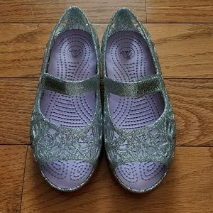 Kids' Crocs Isabella Glitter Flat
